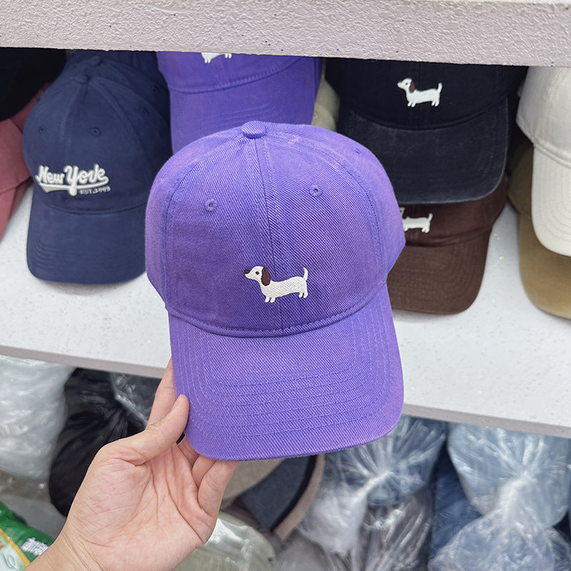 Wholesale Cute cartoon puppy baseball cap duckbill cap unisex